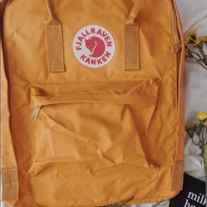 SOLD Fjallraven Kanken Ochre Yellow Backpack